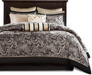 12 Piece Cotton Polyester Comforter Set
